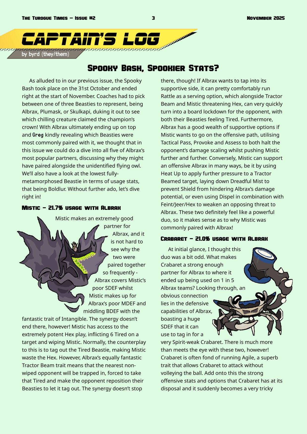 Page 3. Halloween Bash overview by byrd